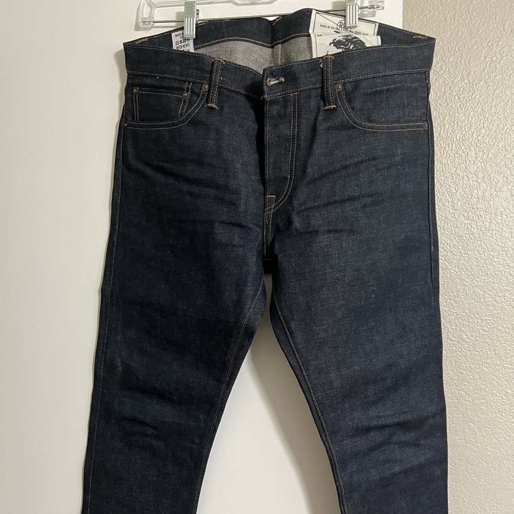 Rogue Territory raw denim. Dark denim size 34